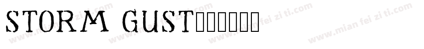 storm gust字体转换